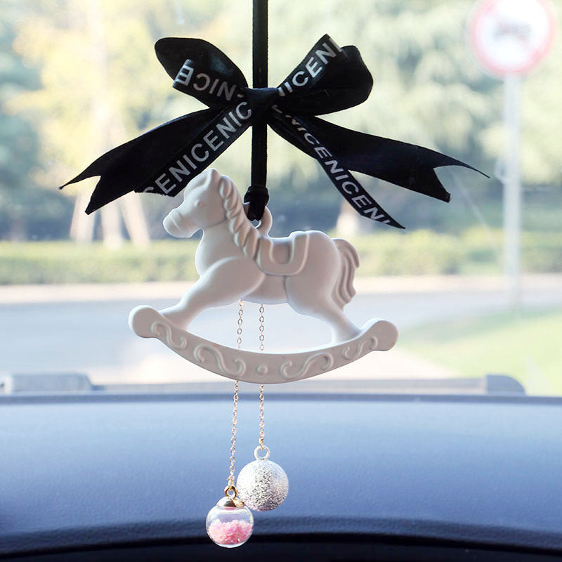 Wholesale Trojan Car Fragrance Expanding Stones Pendant